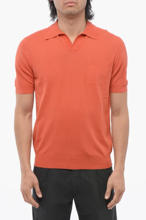 Discount Polo A Maniche Corte Con Taschino Uomo T-Shirt