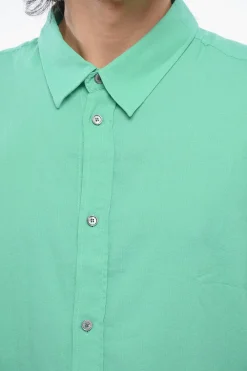 Outlet Polo a Maniche Lunghe in Tinta Unita Uomo T-Shirt