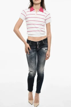 Polo a Righe Bicolore></noscript>Dsquared2 Discount