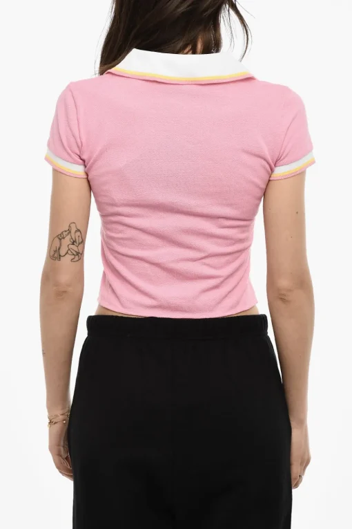 Best Polo Asimmetrica Crop Donna T-Shirts E Tops