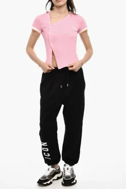 Best Polo Asimmetrica Crop Donna T-Shirts E Tops