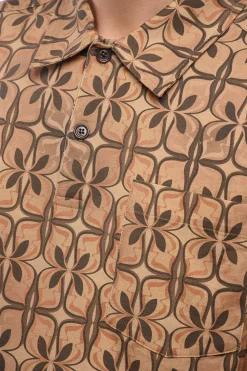 Discount Polo in Cotone HELDER Motivo Geometrico con Taschino Uomo T-Shirt
