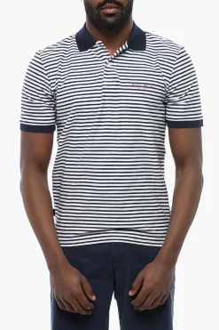Best Polo in Cotone Stretch a Righe Uomo T-Shirt