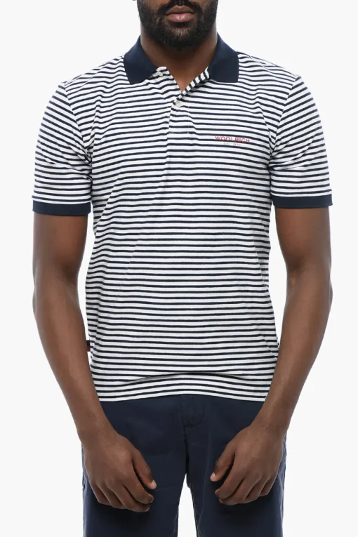 Best Polo in Cotone Stretch a Righe Uomo T-Shirt