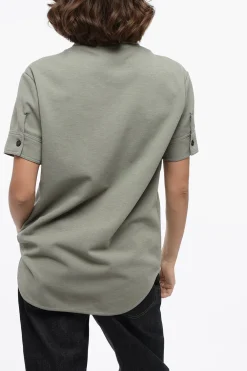 Polo in Misto Cotone con Half Zip>Jil Sander Best