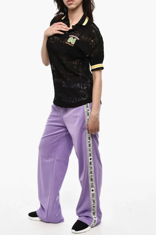 Polo In Pizzo A Maniche Corte>Dsquared2 Hot