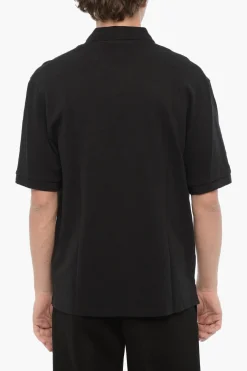 Fashion Polo Loose Fit in Cotone Piquet Uomo T-Shirt
