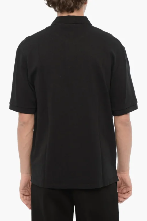 Fashion Polo Loose Fit in Cotone Piquet Uomo T-Shirt