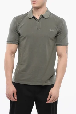 New Polo Mackinack con Ricamo Ton-sur-ton Uomo T-Shirt