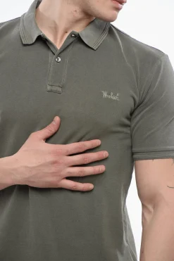New Polo Mackinack con Ricamo Ton-sur-ton Uomo T-Shirt