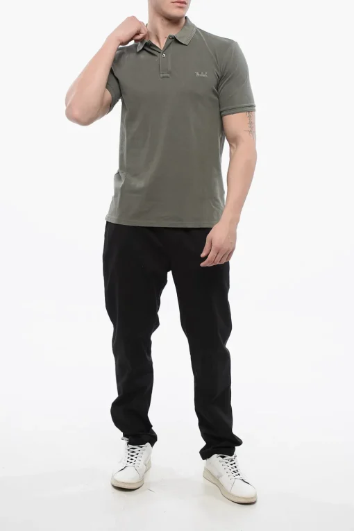 New Polo Mackinack con Ricamo Ton-sur-ton Uomo T-Shirt