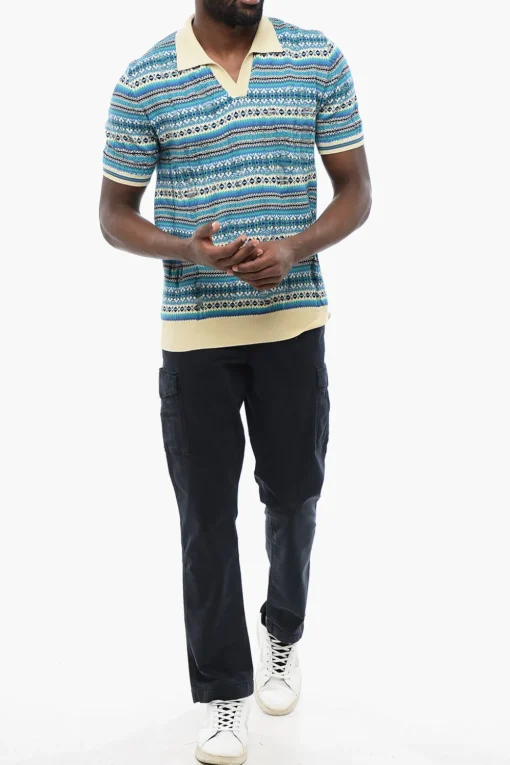 Polo Relaxed Fit con Motivo Geometrico>Altea Best