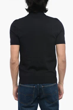 Outlet Polo Slim Fit in Tinta Unita Uomo T-Shirt