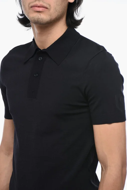 Outlet Polo Slim Fit in Tinta Unita Uomo T-Shirt