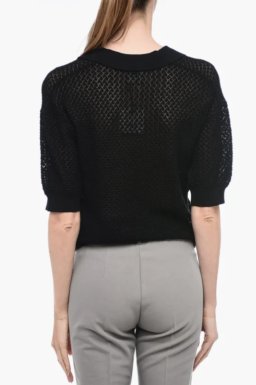 Best Polo TANZANIA Openwork con Polsini Donna T-Shirts E Tops