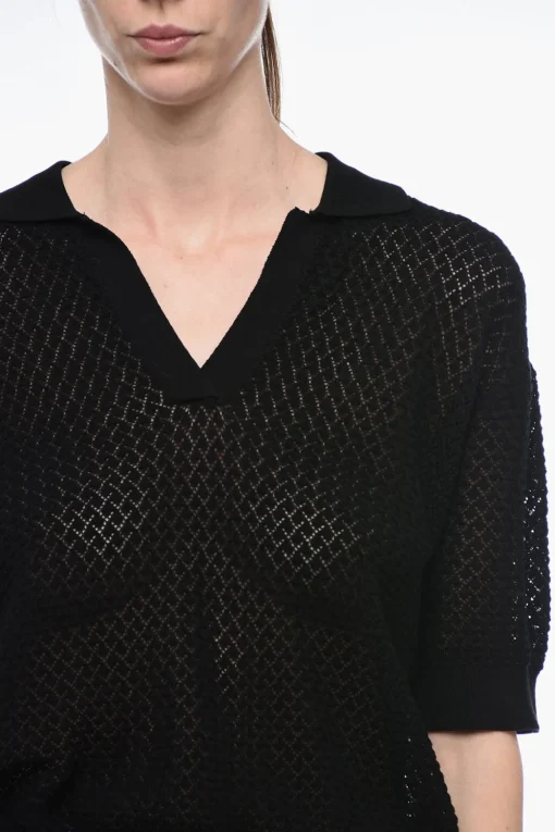 Best Polo TANZANIA Openwork con Polsini Donna T-Shirts E Tops