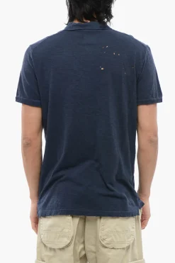 Polo Tennis Fit Effetto Distressed>Dsquared2 Hot