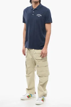 Polo Tennis Fit Effetto Distressed></noscript>Dsquared2 Hot