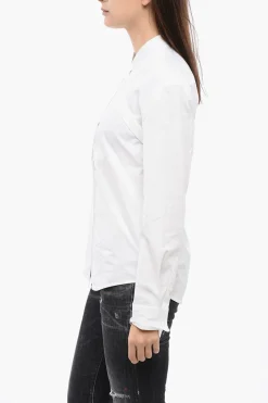 POPLIN CROSS COLLAR SHIRT WHITE WHITE></noscript>Off-White Discount