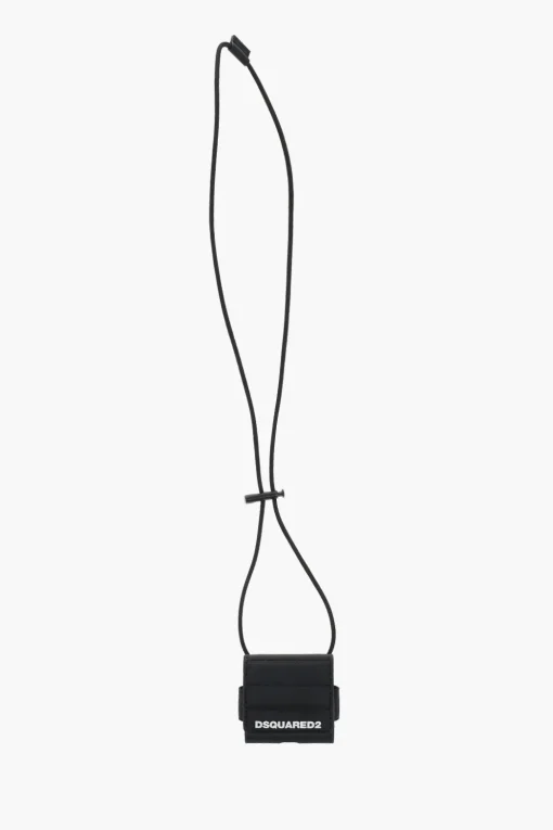 Clearance Porta Airpods da Collo In Pelle Vegan Uomo Accessori Hi-Tech