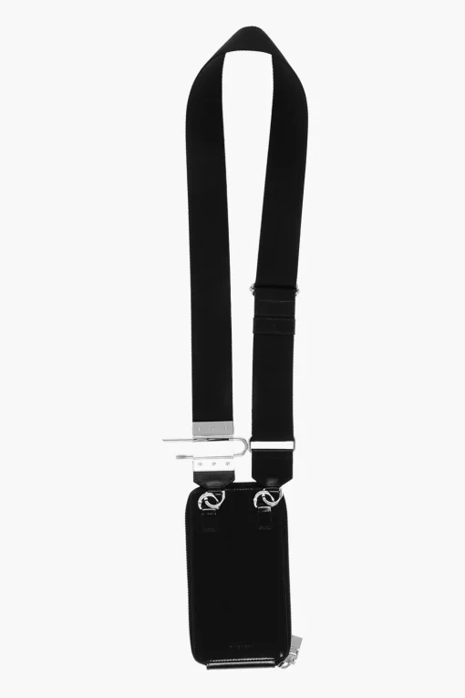 Sale Porta Cellulare a Tracolla in Pelle Spazzolata Uomo Borse A Spalla