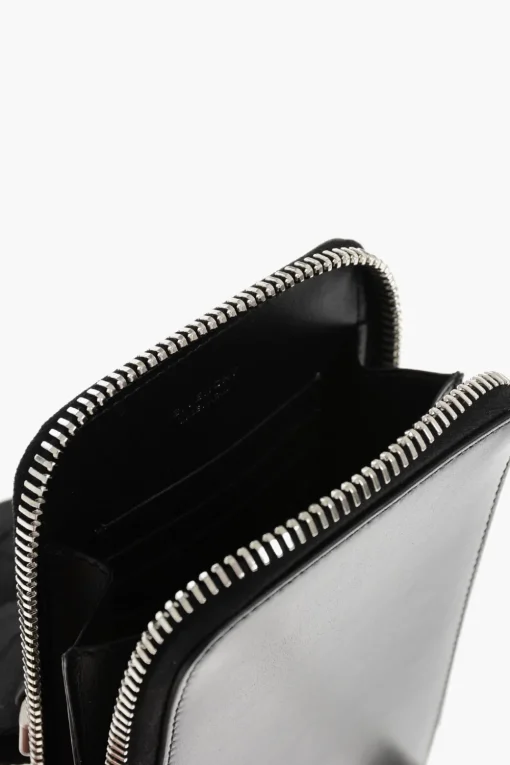 Sale Porta Cellulare a Tracolla in Pelle Spazzolata Uomo Borse A Spalla