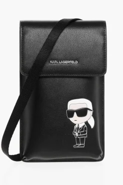 Porta Smartphone in Pelle con Custodia per Airpods Abbinata>Karl Lagerfeld Clearance