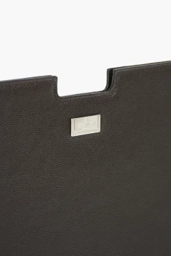 New Porta tablet in pelle con Logo Uomo Accessori Hi-Tech