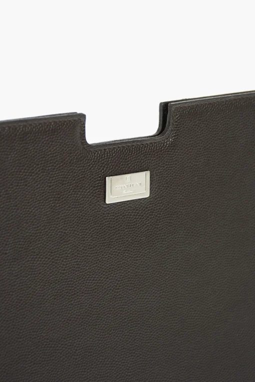 New Porta tablet in pelle con Logo Uomo Accessori Hi-Tech