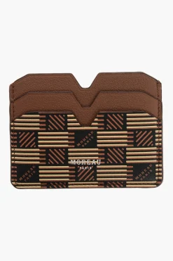 New Portacarte in Pelle CLASSIQUE con Motivo Geometrico Donna Portafogli