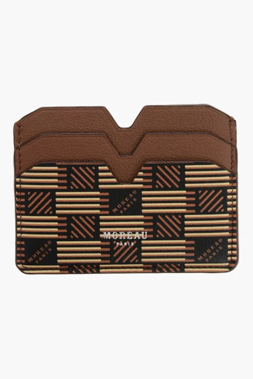 New Portacarte in Pelle CLASSIQUE con Motivo Geometrico Donna Portafogli