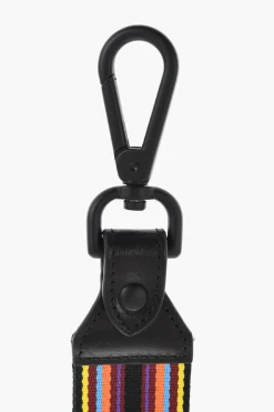 Portachiavi da Collo a Righe Multicolor con Logo in Rilievo>Dsquared2 Hot