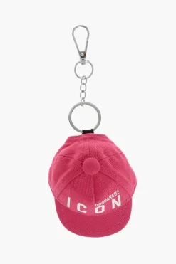 Portachiavi ICON Con Pendente Cappello in Twill di Cotone>Dsquared2 Sale