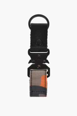 Portachiavi in Metallo e Nylon con Dettaglio Camouflage>Dsquared2 Outlet
