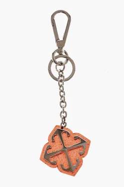 Portachiavi JITNEY in Ottone con Pendente></noscript>Off-White Discount