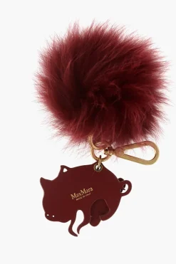 portachiavi TINACNY in pelle e pelliccia>Max Mara Clearance