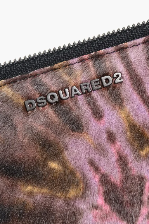 Portafogli in Cavallino con Motivo Tie Dye>Dsquared2 Clearance