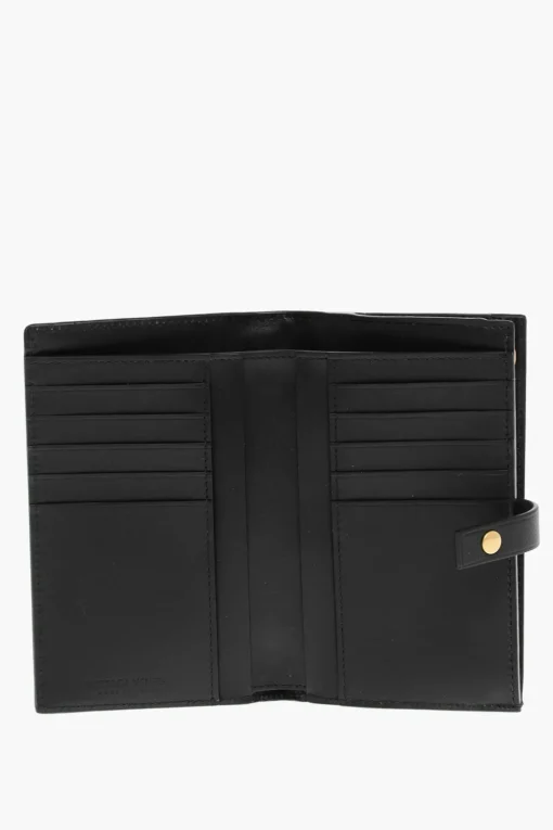Discount Portafogli in Pelle Intrecciata con Porta Monete Donna Portafogli