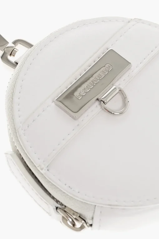 Portamonete in Pelle con Moschettone>Dsquared2 Hot