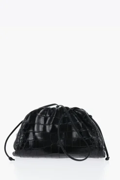 Discount Pouch in Pelle di Alligatore con Chiusura Magnetica Donna Pochette E Buste