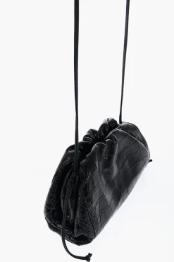 Discount Pouch in Pelle di Alligatore con Chiusura Magnetica Donna Pochette E Buste