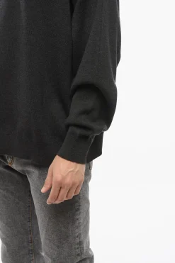 Discount Pullover a Collo Alto in Lana Vergine Uomo Maglieria