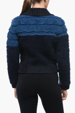 Pullover Crop in Lana con Collo a Polo>Bottega Veneta Outlet