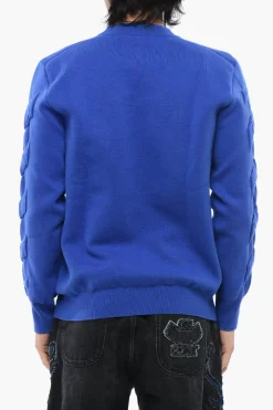 Discount Pullover Girocollo Con Dettagli In Rilievo Uomo Felpe