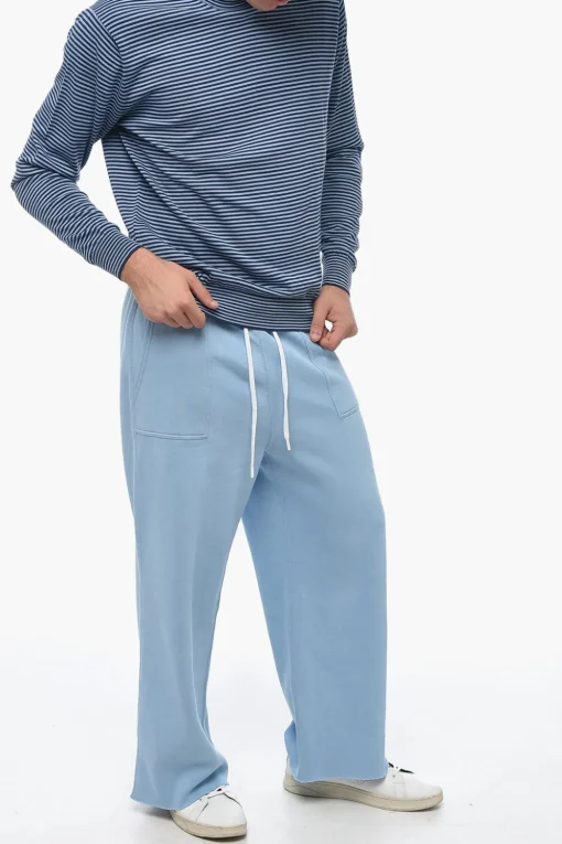 Outlet Pullover Girocollo Con Stampa A Righe Uomo Maglieria