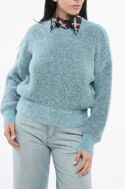 Pullover Girocollo in Misto Lana Eyelash>Stella McCartney New