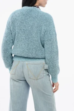 Pullover Girocollo in Misto Lana Eyelash>Stella McCartney New