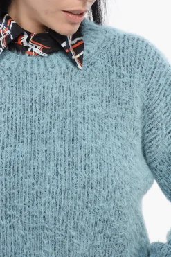 Pullover Girocollo in Misto Lana Eyelash></noscript>Stella McCartney New