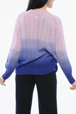 Pullover in Lana Cable Knit con Motivo Degradè>Etro Clearance