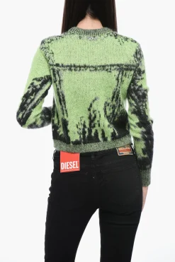 Sale Pullover M-SYMI a Intarsio con Effetto Trompe L'Oeil Donna Maglieria